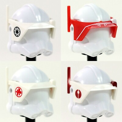 #ad Clone Army Customs DETAIL VISOR for SW Minifigures Pick Color P2 RP2 OR $1.25