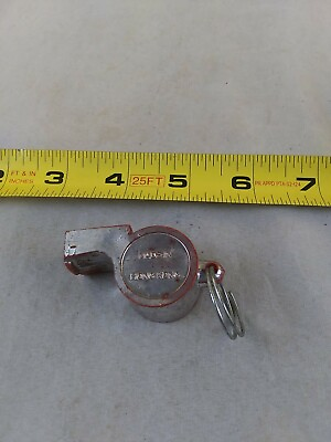 #ad Vintage WHISTLE Hong Kong STILL WORKS Keychain Key Ring Hangtag Fob *QQ65 $15.00