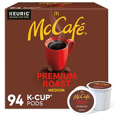 #ad McCafe Premium Roast For Keurig Brewers K Cup Medium Roast Coffee Pods 94 ct. $85.19