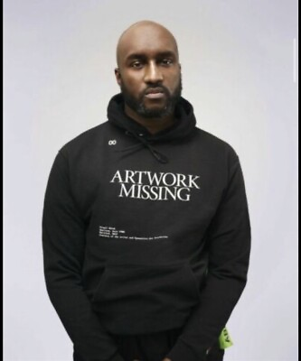 #ad RARE Virgil Abloh ICA Artwork Missing Hoodie Figures OF Speech LIMITED S Small $275.00
