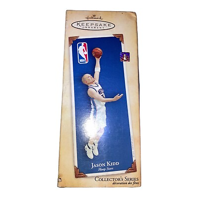 #ad ORNAMENT Jason Kidd New Jersey Nets NBA Christmas Basketball Basket Hallmark $29.95