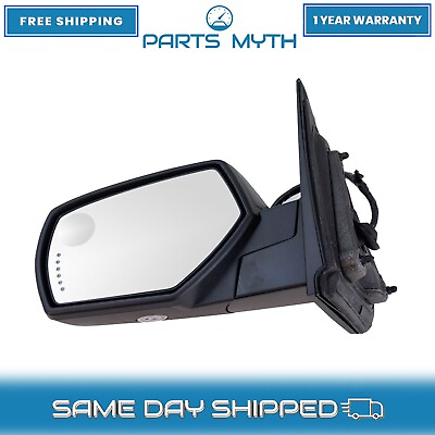 #ad NEW Mirror Power Fold Heat Memory Signal Puddle LH Fits For 2014 2018 Chevy GMC $134.66