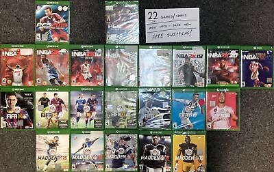 #ad XBOX ONE Sports Games Combo Bundle 22 Games FREE SHIPPING $40.99