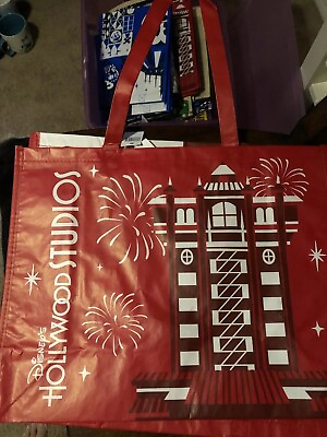 #ad Disney Hollywood Studios Reusable Tote Bag Medium With Tag New tower of terror $8.00