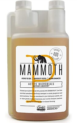 #ad Mammoth P Bloom Booster Organic Microbial Inoculant 16% Increase Yields 50mL $31.99