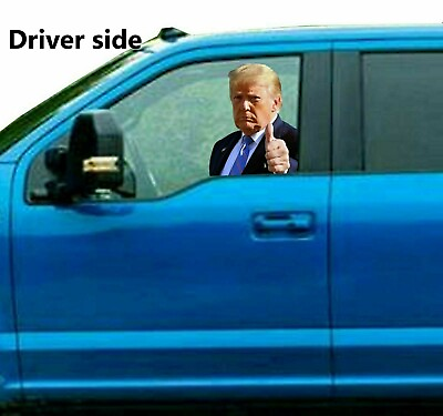 #ad RIDE WITH PASSENGER TRUMP 2020 KEEP AMERICA GREAT DECAL STICKER USA CAR WINDOW $9.99