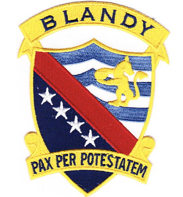 #ad 5quot; NAVY USS DD 943 BLANDY PATCH PAX EMBROIDERED PATCH $28.99