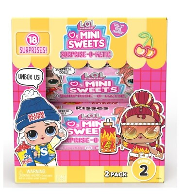 #ad 2 PK L.O.L Mini Sweets Surprise O Matic Slush Puppies Jelly Belly $17.00