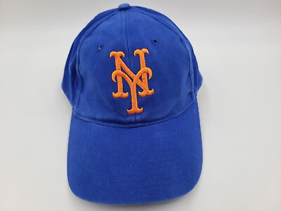Vintage New York Mets KC Caps Adjustable Hat Men Women MLB Baseball Gift Blue $8.99