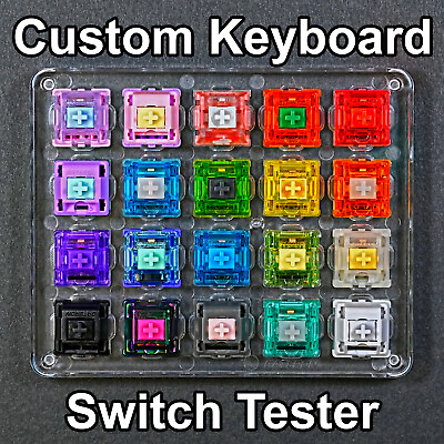 #ad ENTHUSIAST Mechanical Keyboard Switch Tester Samples CHOOSE YOUR OWN SWITCHES $13.99