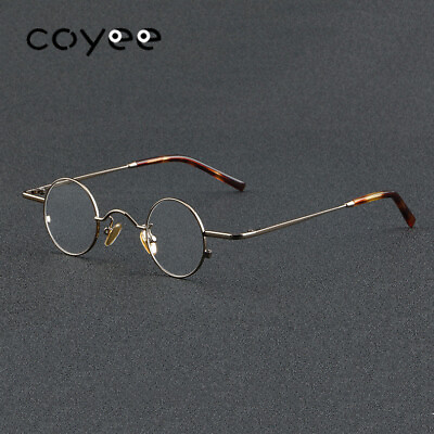 #ad Small Round Eyeglass Frames Mens Womens Full Rim 35mm S S Glasses Retro Eyewear $19.99