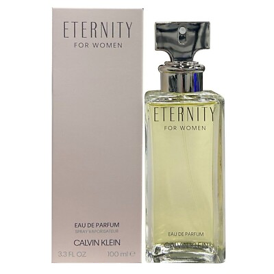 #ad ETERNITY by Calvin Klein perfume for women EDP 3.3 3.4 oz New in Box $35.96