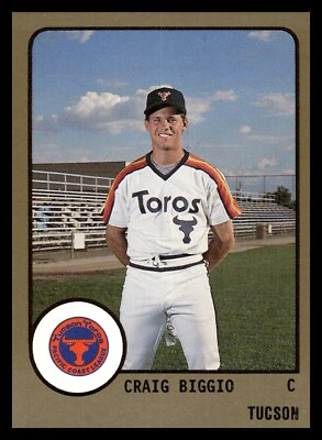 #ad 1988 ProCards Tucson Minor League Craig Biggio Rc #166 Houston Astros $6.99