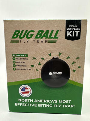 #ad Bug Ball Starter Kit Yellow Fly Horse Fly Deer Fly and Greenhead Fly Trap $14.53