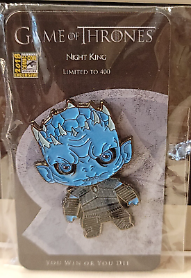 #ad HBO Game Of Thrones Limited Edition Night King 1 Of 400 Comicon Rare 2018 $44.95