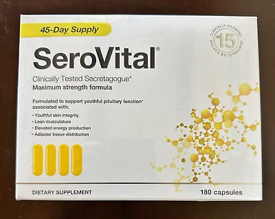 #ad SeroVital Dietary Supplement 180 count 45 Day Supply Maximum Strength Formula $65.98