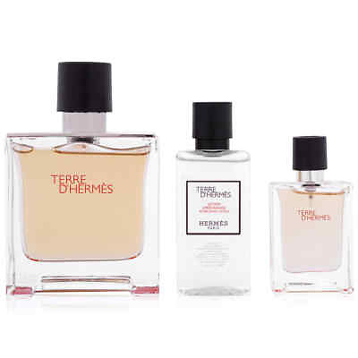 #ad Hermes Men#x27;s Terre D#x27;Hermes Pure Perfume Gift Set Fragrances 3346130413059 $120.39