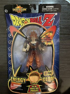 #ad Dragon Ball Z SS Goku “Energy Glow” 2002 Irwin Toys Glow amp; Sounds Works UNOPENED $75.00