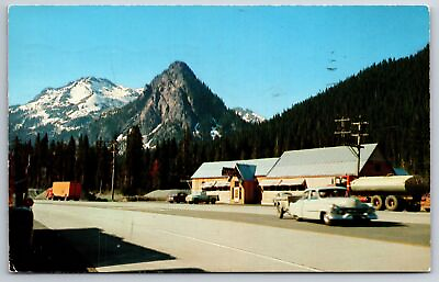 #ad Snoqualmioe Summit Washington Guy Peak From Summit Inn Vintage Postcard $3.70