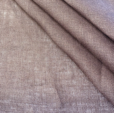 #ad Solid Brown Linen Fabric By The Yard $15.99