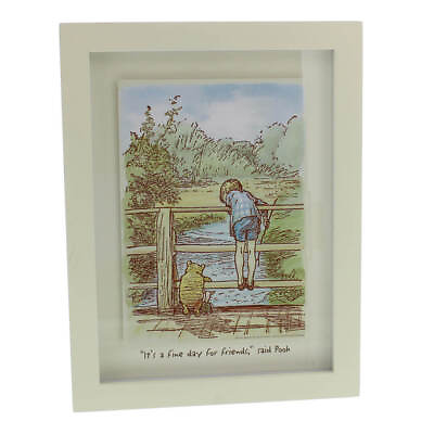 #ad Disney Gifts Classic Pooh Wall Plaque Fine Day For Friends Nursery Frame AU $38.20