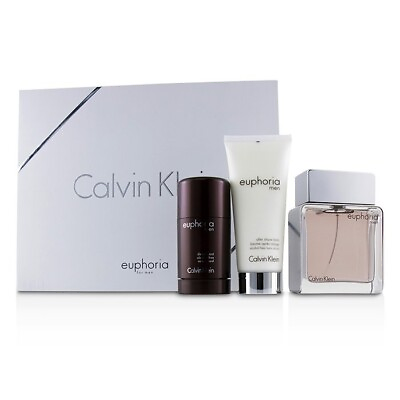 #ad Calvin Klein Euphoria EDT 3.4oz Mens Spray Deodorant After Shave Balm NIB 380 $80.99