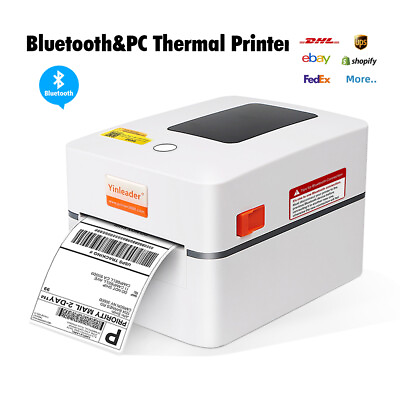#ad 4x6 Thermal Shipping Label Printer USB Bluetooth For UPS USPS Etsy eBay etc $64.99