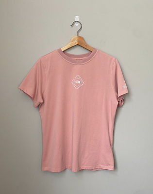 #ad NWOT The North Face Womens Large Himalayan Bottle Short Sleeve Pink Logo T Shirt $24.00