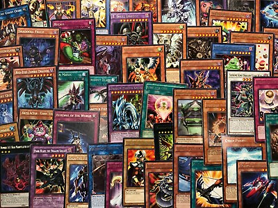 #ad Yugioh 200 Random Bulk Collection 160 Common 40 Rare Cards Lot Mystery Pack $13.69