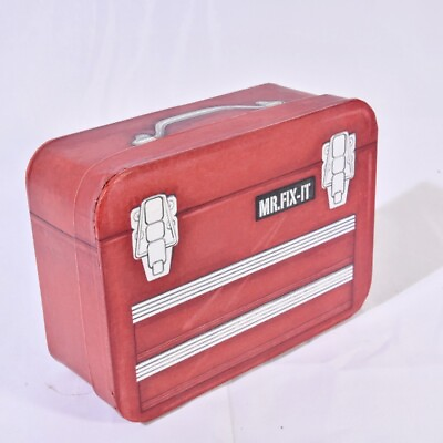 #ad Tool Box Theme Gift Box Trinket Box Storage Or Gift Red $8.00