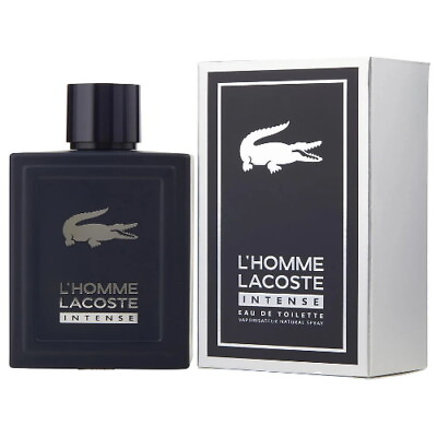 #ad #ad Lacoste L#x27;Homme Intense by Lacoste 3.3 oz EDT Cologne for Men Brand New In Box $34.89