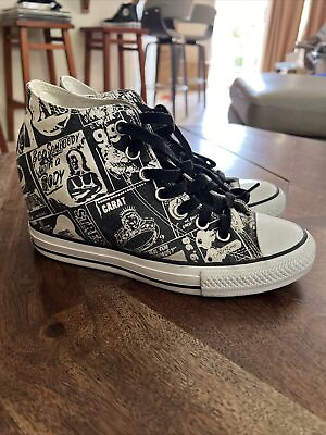 #ad Converse All Star x Andy Warhol Lux Wedge Women#x27;s Sneaker Size 9 Shoe FREE SHIP $119.20
