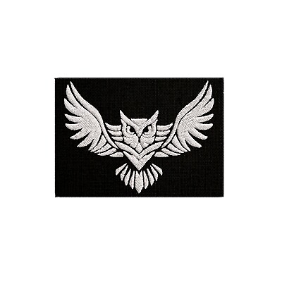 #ad Owl Swooping Patch Embroidered Iron On Applique Badge Outdoor Nature Animals $5.30