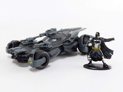 #ad DC Comics 1:32 Batman 2017 Justice League Batmobile Diecast Car and Figure $14.99