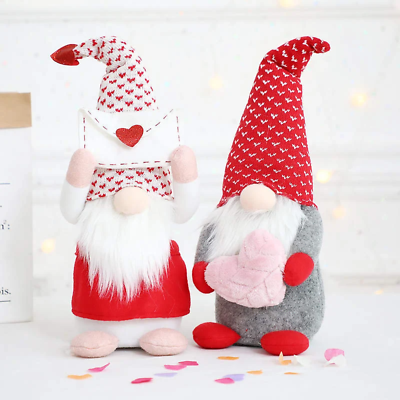 Valentine Gnome Valentine Gift for Loved One Gift Wife Girlfriend Secret Letter $18.07
