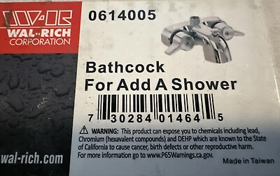 #ad Bathcock For Add A Shower Claw Foot Tub $65.95