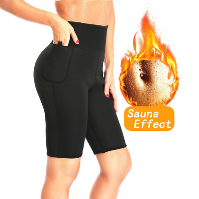 #ad Hot Thermo Neoprene Sauna Pants Slimming Sweat Body Women S Shaper Sfc Trainer $36.98