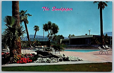#ad Vtg Palm Desert California CA The Sandpiper Apartments 1960s View Old Postcard $5.99