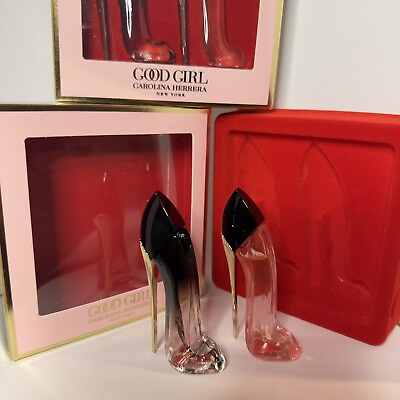 #ad #ad CAROLINA HERRERA Good Girl BLUSH amp; ELIXIR Mini Gift Set NEW RELEASE 0.24oz EACH $59.95