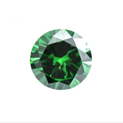 #ad Round Mined Colombia Green Emerald Cut VVS AAAAA Loose Gemstone 10MM X 10MM $10.99