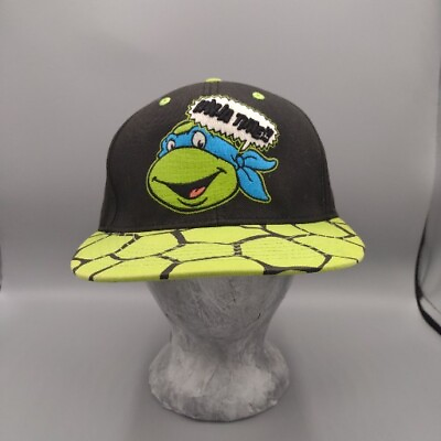 #ad TMNT Hat Leonardo #x27;Ninja Time#x27; Teenage Mutant Turtles L XL Hat Cap $14.50