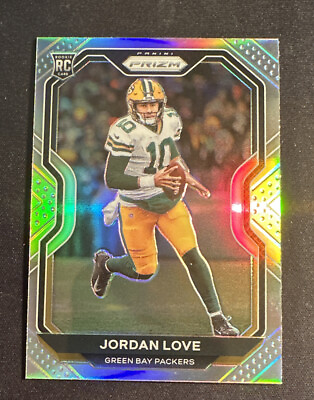 #ad #ad 2020 Prizm Jordan Love Silver Prizm Rookie Card RC #363 Packers $199.99