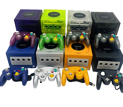 #ad Nintendo GameCube Console NGC Console Various Colors Controller Wires Bundle $144.99
