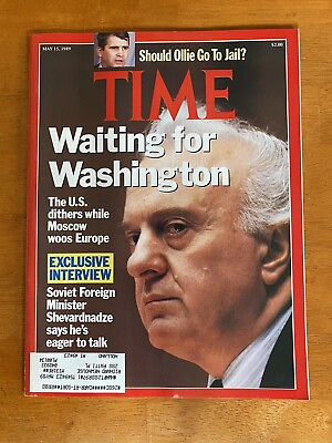 #ad Time Magazine May 15 1989 quot;Waiting for Washington.quot; Excellent $6.95
