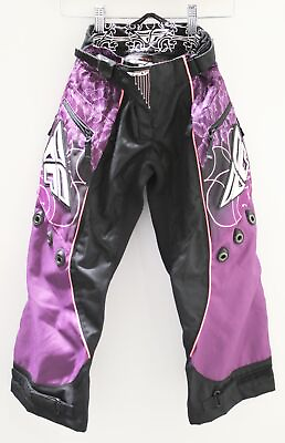 #ad Fly Kinetic Purple Black Pink Ladies Riding Pants 20 Part Number 368 63000 $38.99