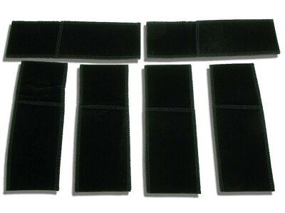#ad QTY 6 CARRY ALL Black Velvet Slip Pouch Sheath Folding Knife Storage Protection $14.90