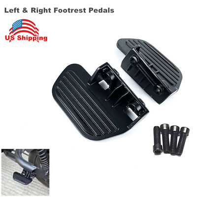 #ad Universal Motorcycle Moped Aluminum alloy Foot Pegs Left amp; Right Footrest Pedal $17.99