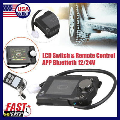#ad Bluetooth 12V 24V LCD Monitor Switch amp; Remote Control For Car Air Diesel Heater $26.19