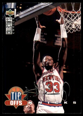 #ad 1994 95 Collector#x27;s Choice Silver Signatures Patrick Ewing New York Knicks #183 $1.00