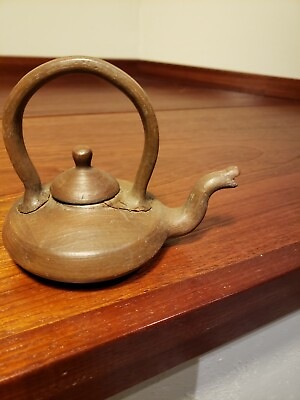 #ad Great old yixing teapot some repairs $19.44